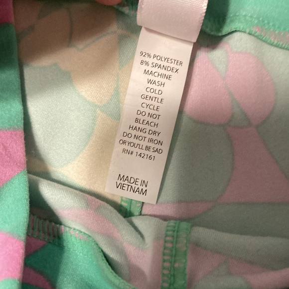 Lularoe Disney Leggings Green Pink Yellow Polyester & Spandex One Size - Picture 5 of 14